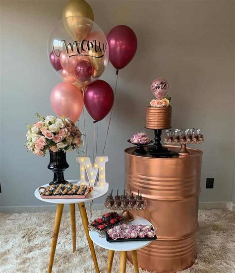 decoração com flores para aniversário  Veja as nossas ideias:100 fotos de bolo de aniversário feminino que vão elevar o nível do parabéns